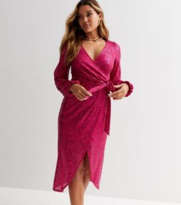 New Look Pink Sequin Dress