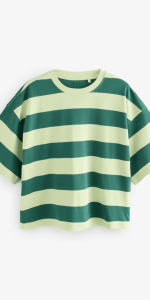 Next - Green Monochrome Oversized Relaxed T-Shirt - £14.00 Next - Green Monochrome Oversized Relaxed T-Shirt - £14.00