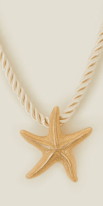 Accessorize - Starfish Pendant Twist Cord Necklace Gold - £10.00 Accessorize - Starfish Pendant Twist Cord Necklace Gold - £10.00