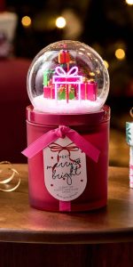 Next - Red Snow Globe Festive Spice 2 Wick Light Up Candle - £20.00 Next - Red Snow Globe Festive Spice 2 Wick Light Up Candle - £20.00