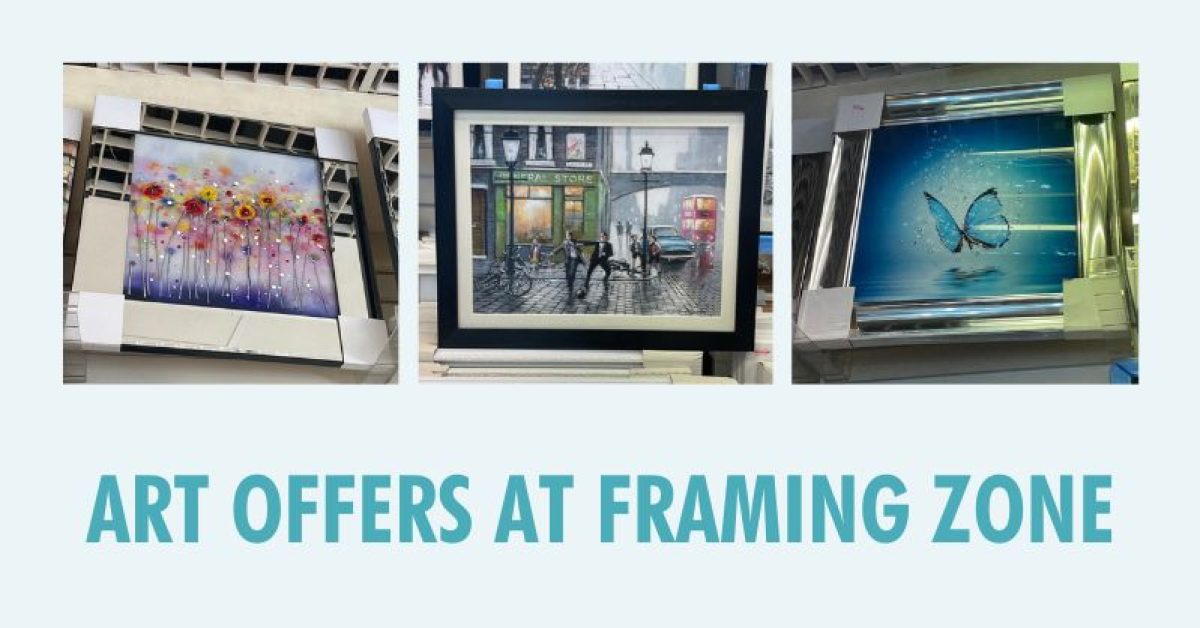 Art Offers at Framing Zone St Nicholas Shopping Centre Shopping in Sutton
